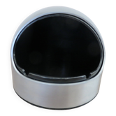 Vintage rotating ashtray "kasco" germany 1960-1970, aluminium