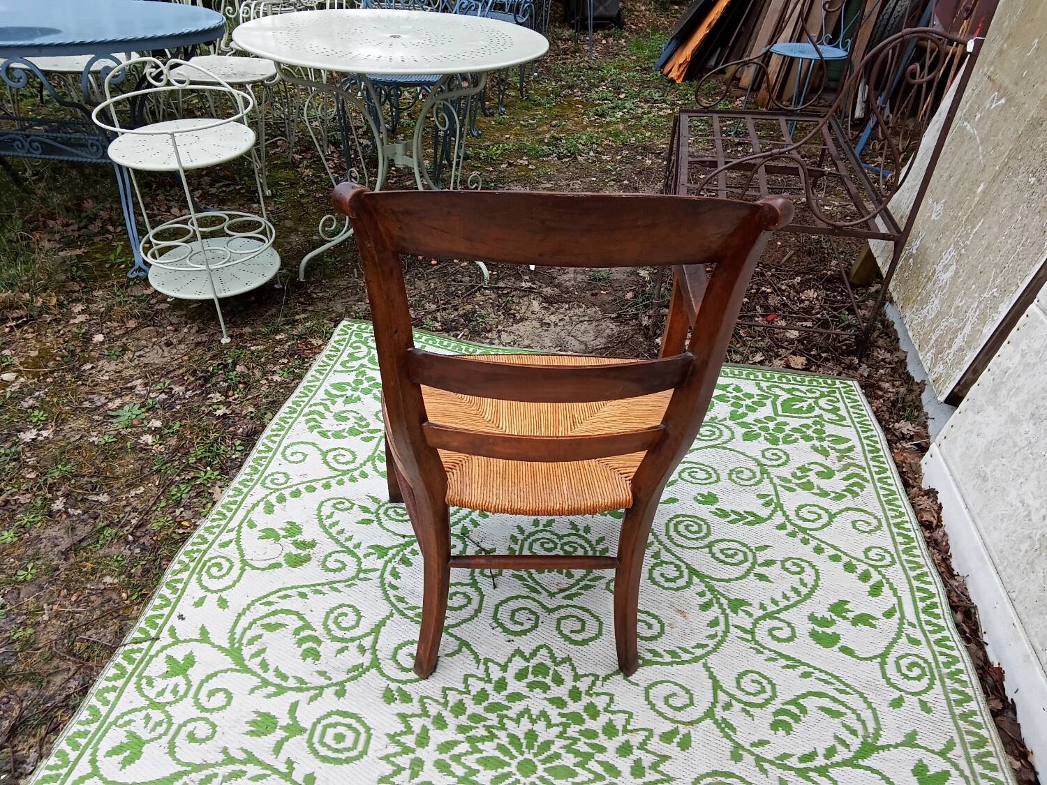 Fauteuil paillé