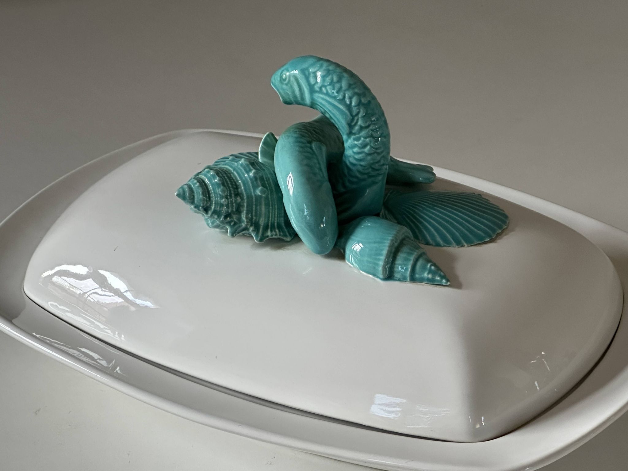Vintage signed fish dish from the 60s and 70s