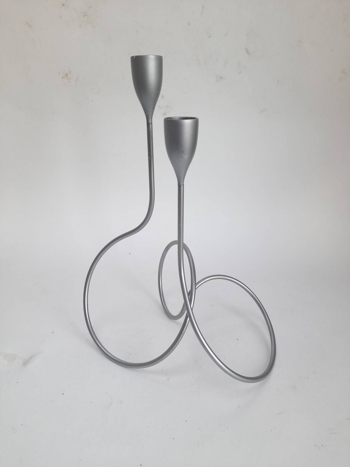 Curved candle holder Black+Blum