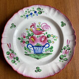 Set of 5 earthenware plates from Luneville