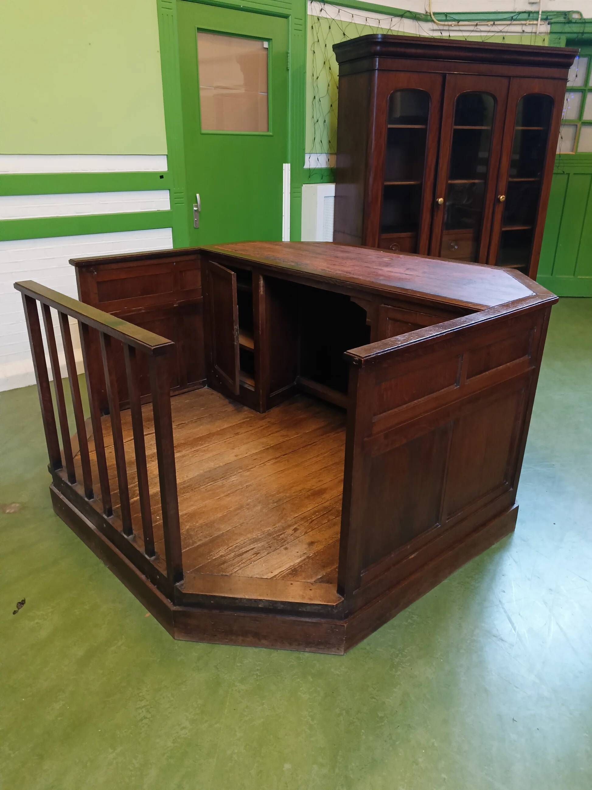 Antique court speaking desk