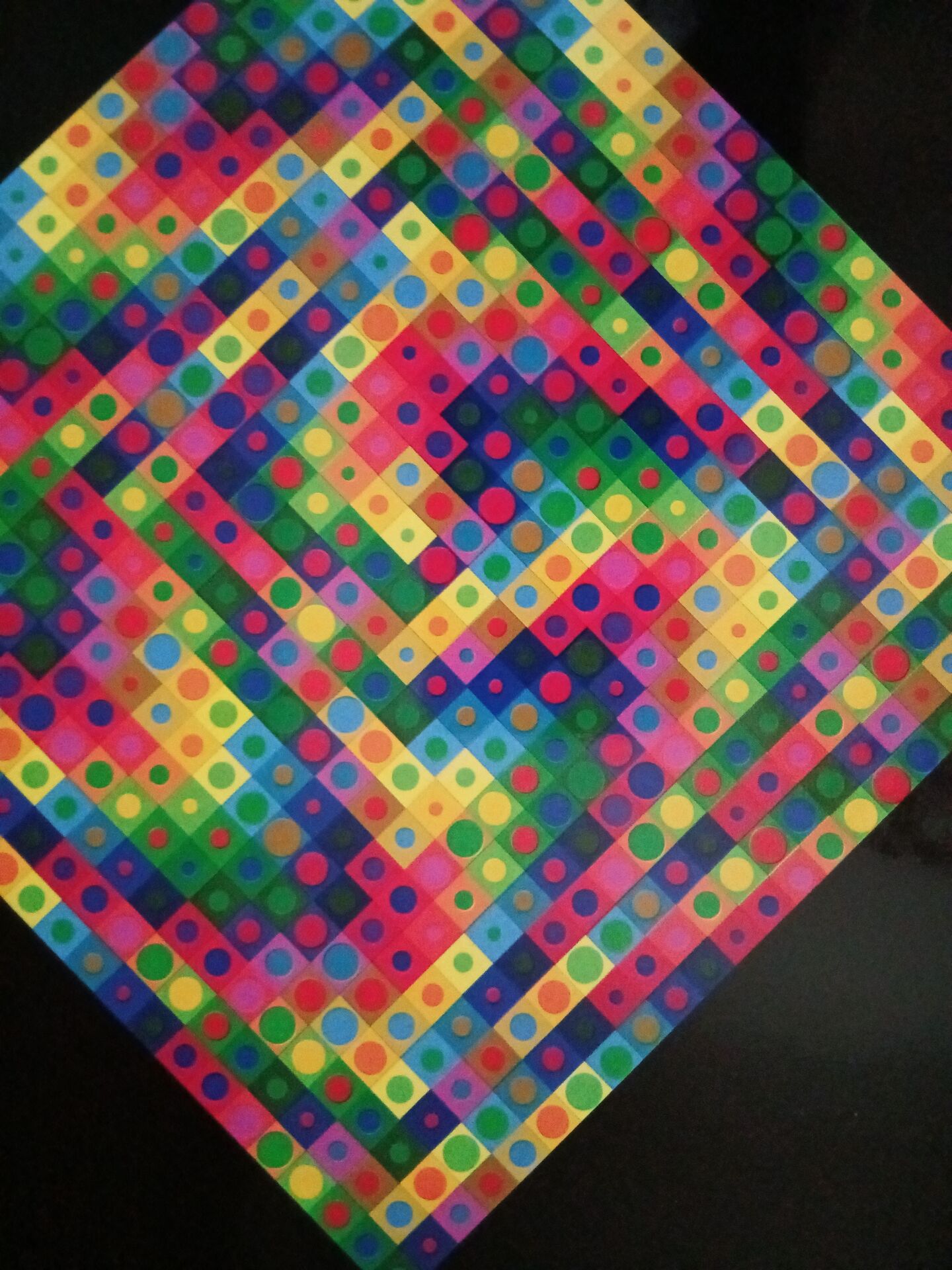 Victor Vasarely Sérigraphie op art Éditions du Griffon