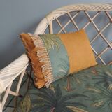 rattan bench