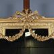 Important gilded wooden mirror, Louis XVI style – second half of the 19th century