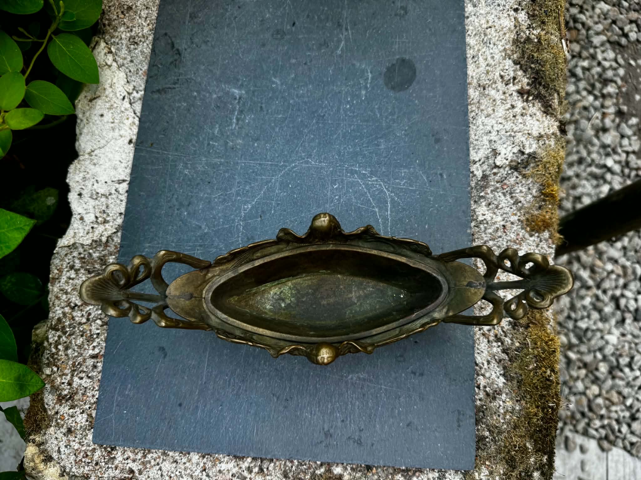 Brass planter Art Nouveau Jugendstil