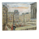 Vintage Mid-Century Caroline Bennett Paris Cityscape Scene Oil Painting