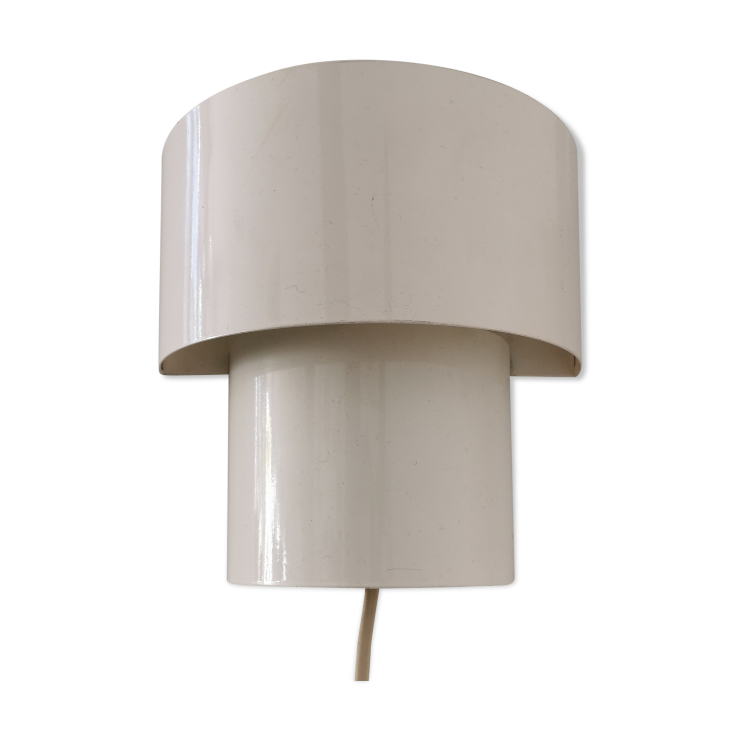 White-plated sconces 1960s