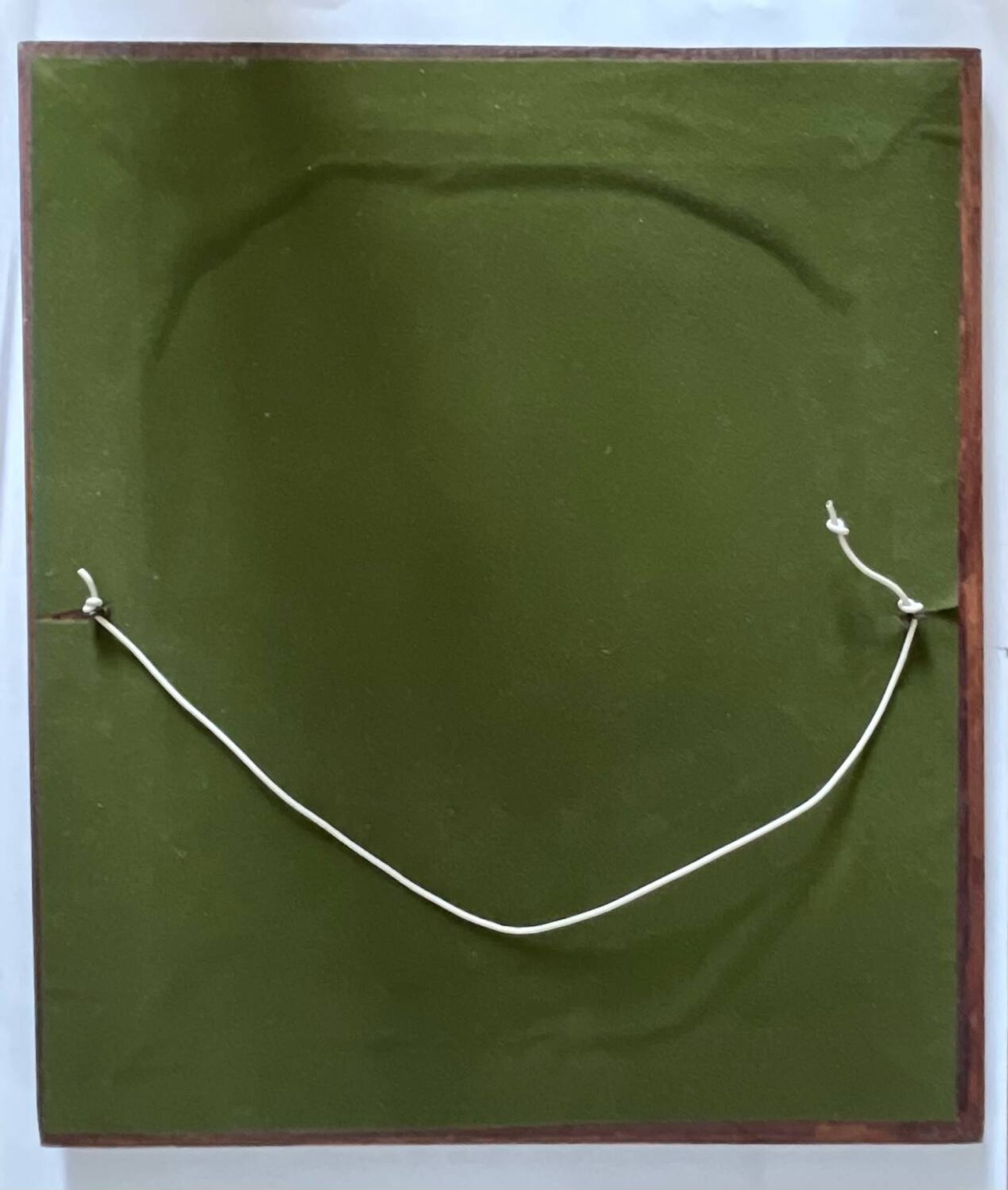 Miroir ancien en bois mouluré  54 x47 cm