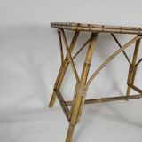 Table basse en rotin