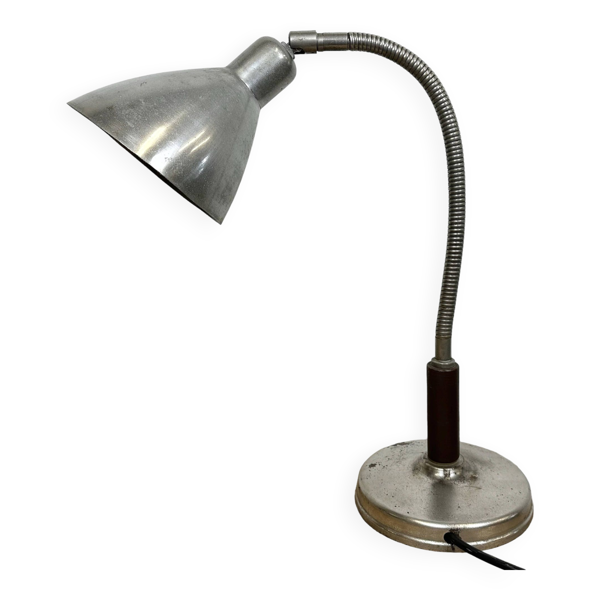 Vintage Gooseneck Table Lamp, 1950s