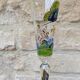 Champagne flute Paul Nagel collection Rêveries model Papillon hand-painted