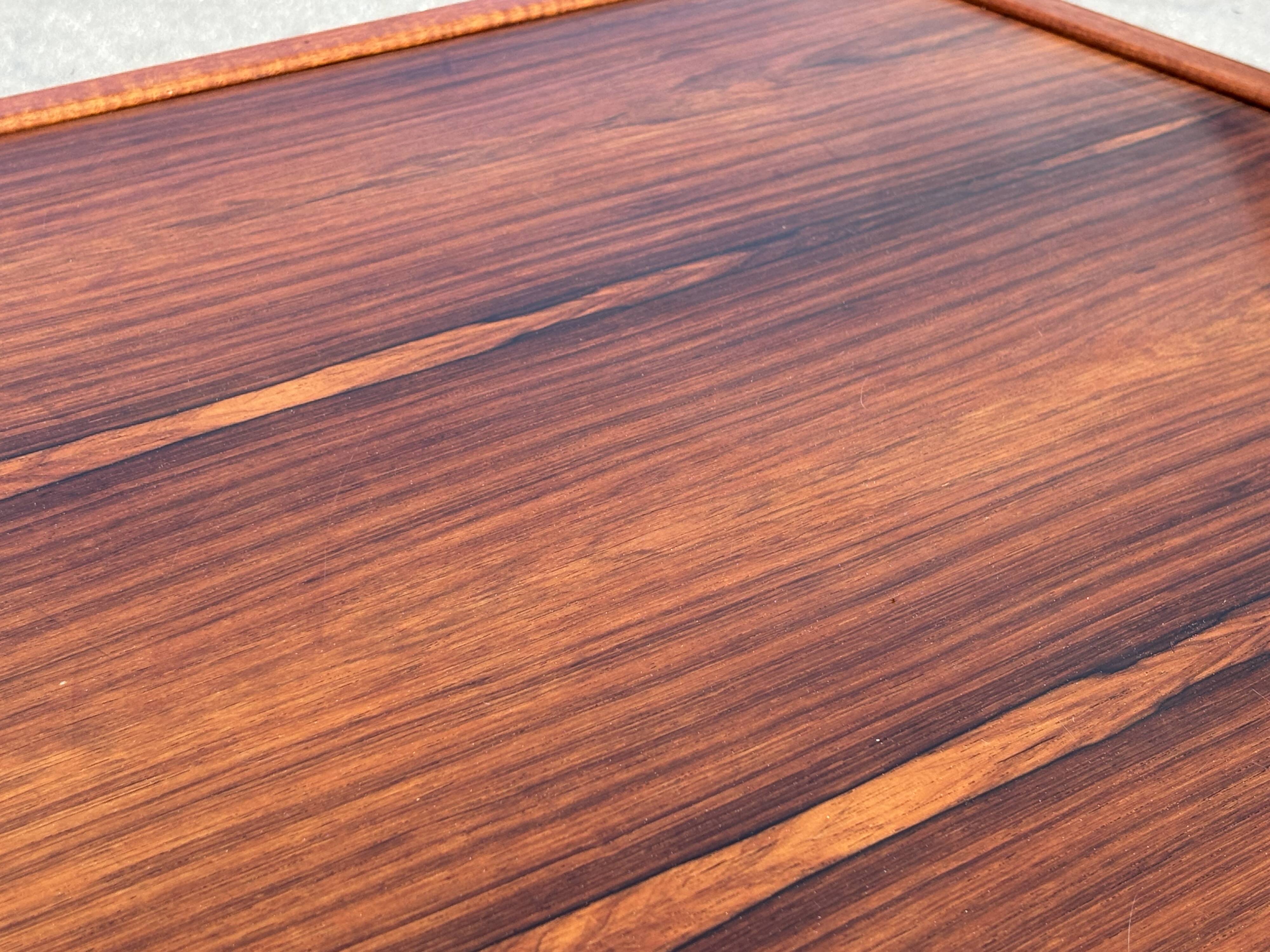 Vintage coffee table rosewood 70's design minimalist