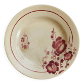 Vintage ironstone plate from Saint-Amand model 211.