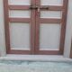 Porte indienne en vieux teck