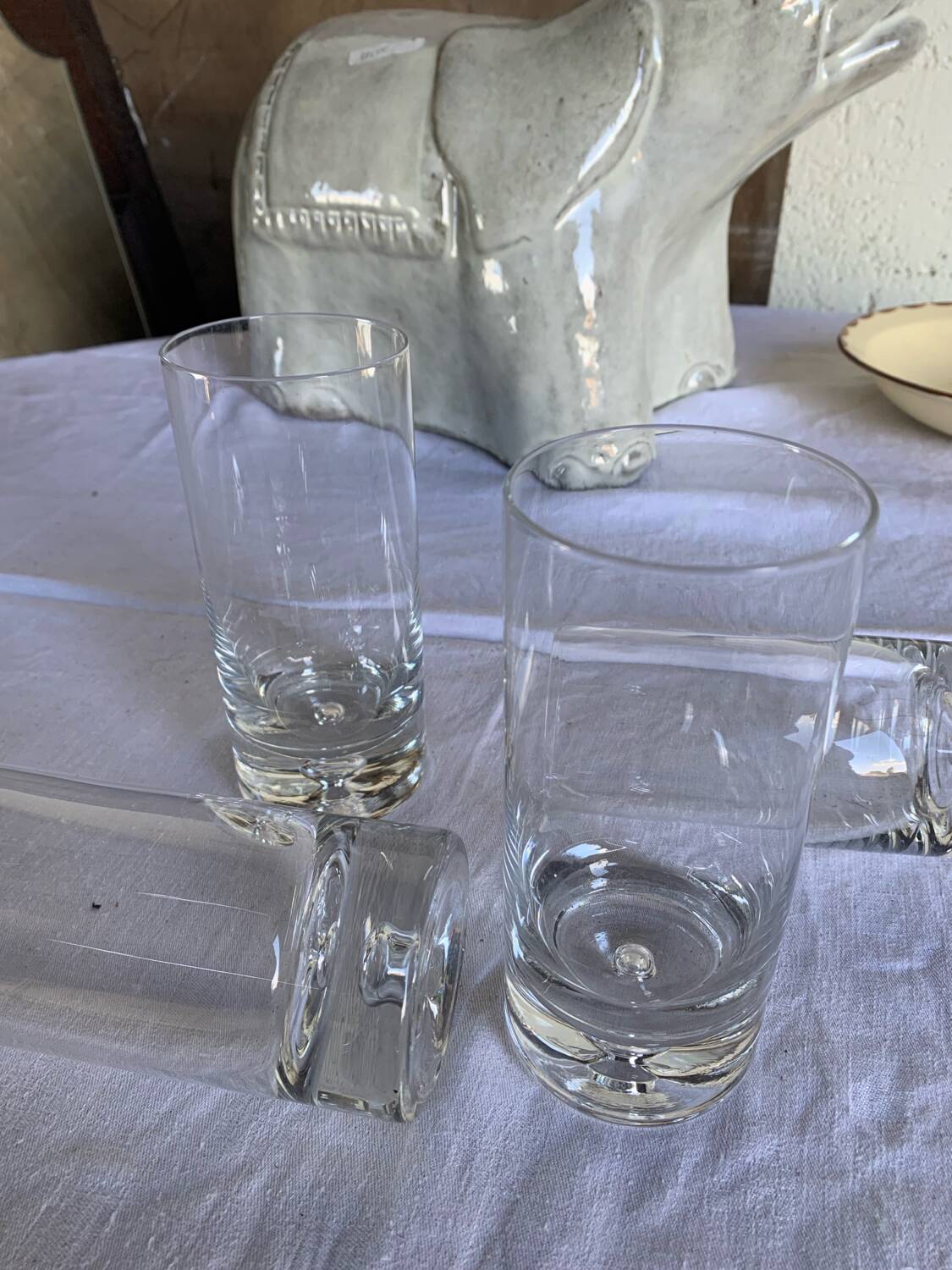 4 glasses designed by Tapio Wirkkala - Scandinavian elegance