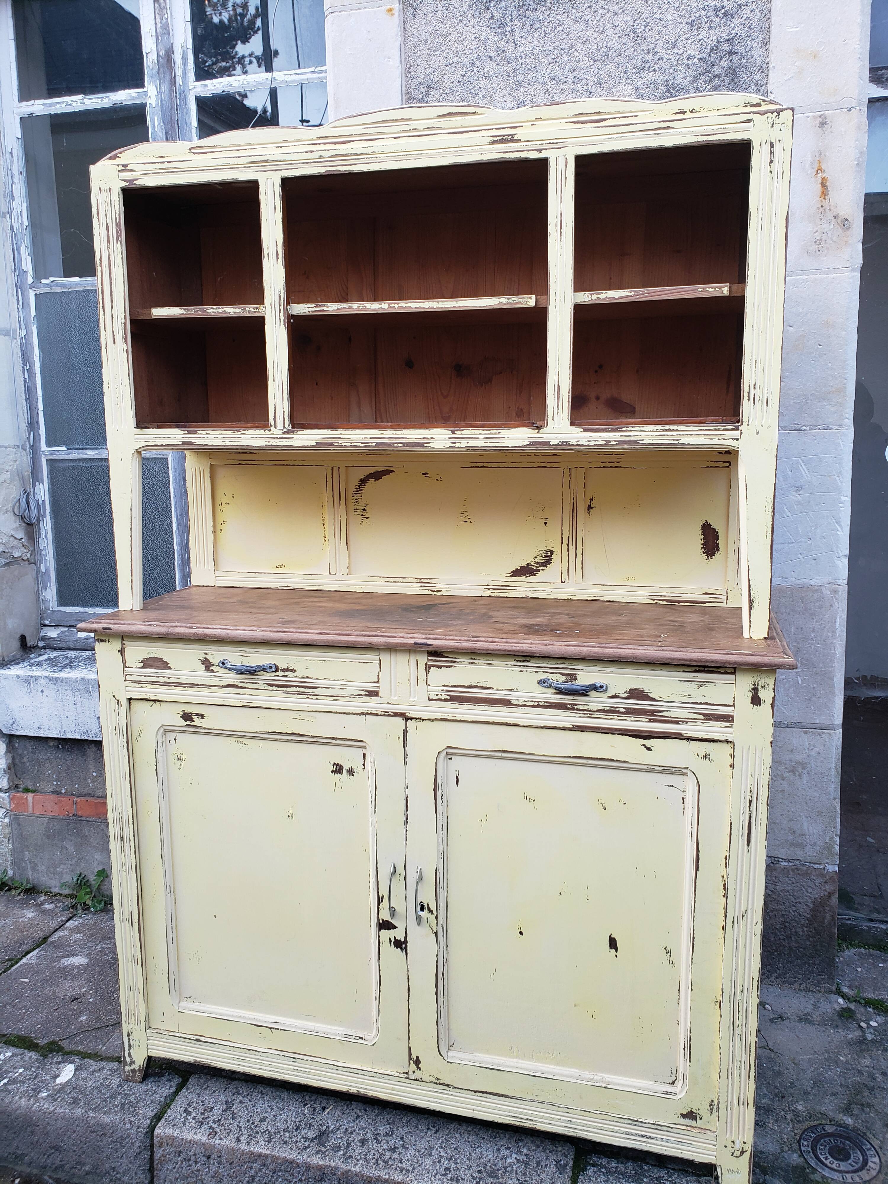 Buffet double soft yellow patina