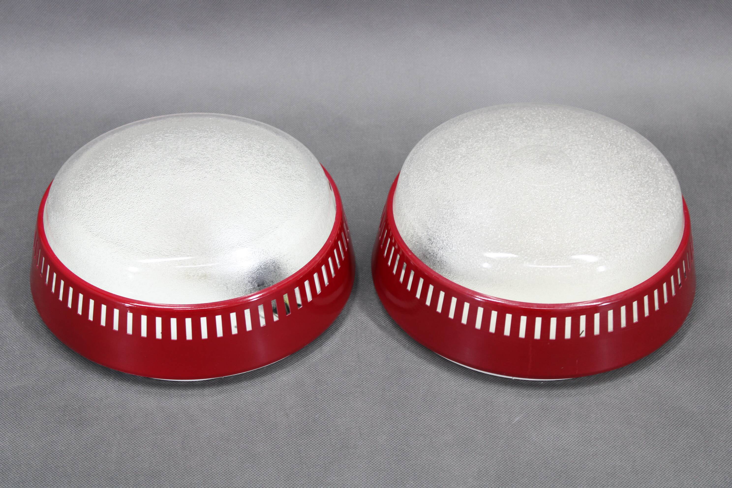 1970s Pair of Ceiling or Wall Light, Czechoslovakia