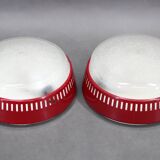 1970s Pair of Ceiling or Wall Light, Czechoslovakia