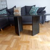 Table basse en granit noire