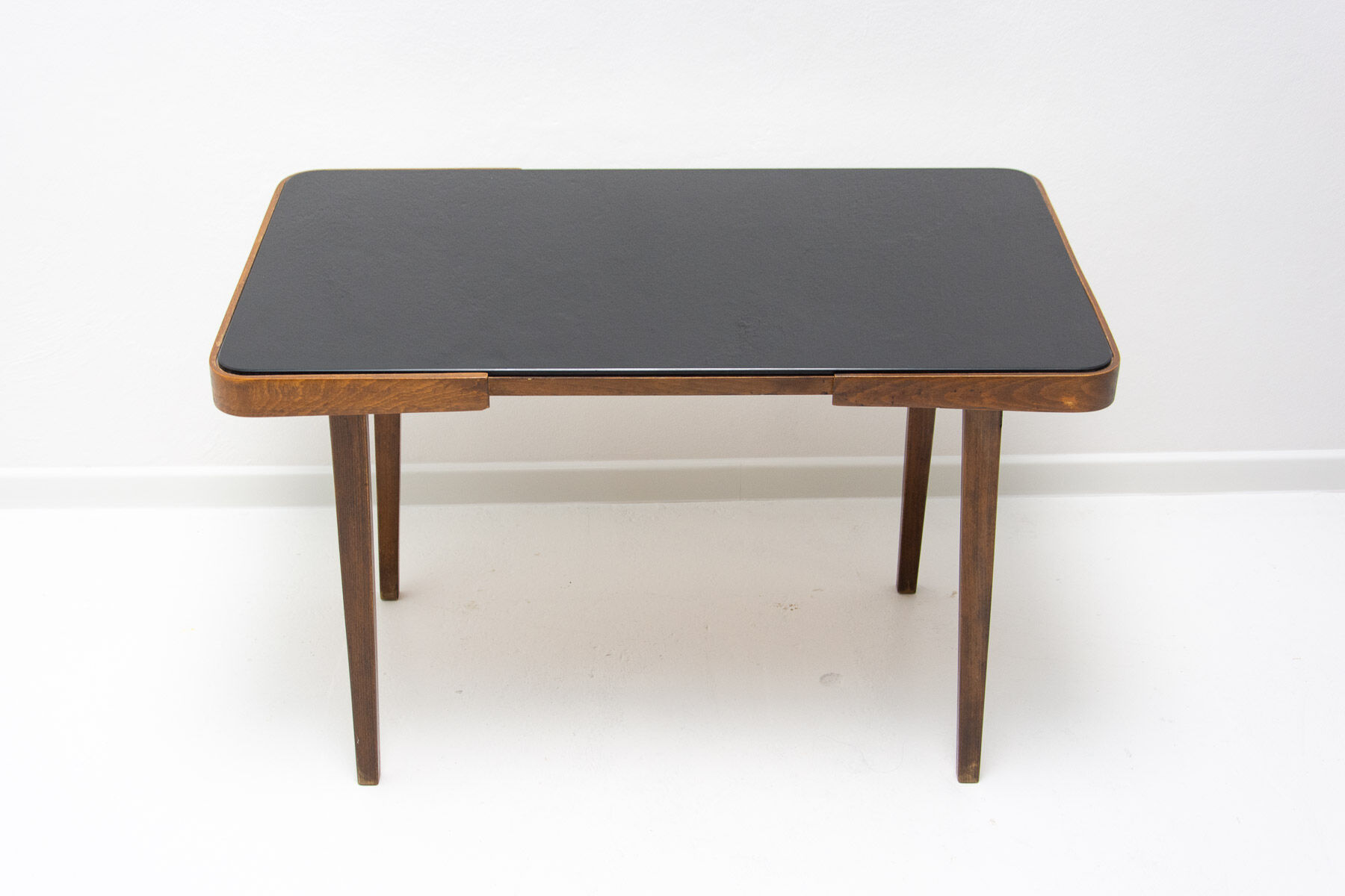 Mid century opaxite glass coffee table, 1960´s, Czechoslovakia