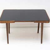 Mid century opaxite glass coffee table, 1960´s, Czechoslovakia