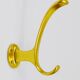 Set of four mid-century golden wall hooks, Austria, Vienna, 1950s.