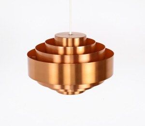 Suspension en cuivre "Ultra" de Fog & Morup, années 1960