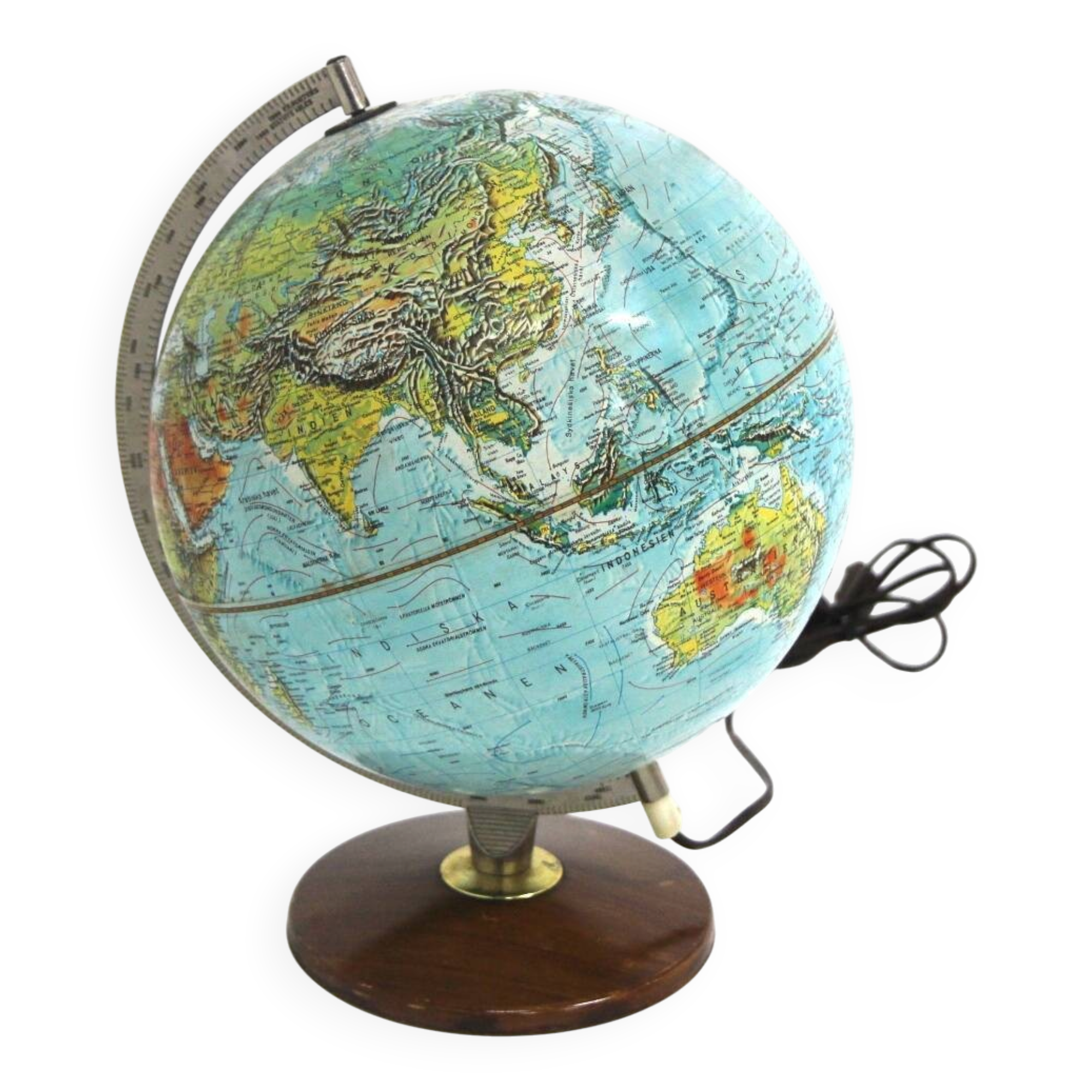 Globe terrestre lumineux, "Scan-Globe, 1960"