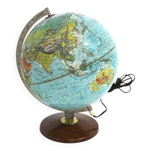 Globe terrestre lumineux,