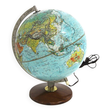 Illuminated terrestrial globe, "Scan-Globe, 1960"