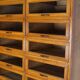 English Haberdashery Shop Cabinet with Glass Fronted Drawers, Circa 1930s