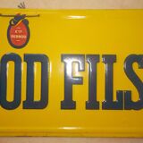 "Pernod & son" plate painted ancient