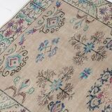 Flower Design Oushak Carpet