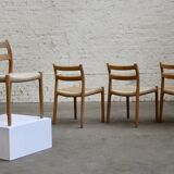 4 chair series Niels Otto Moller