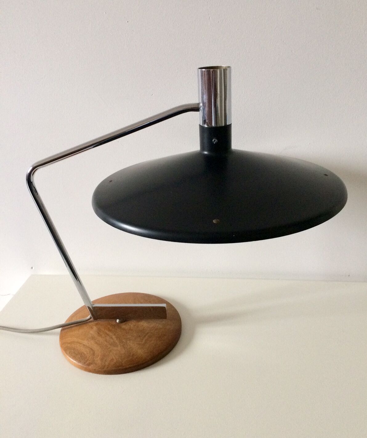 1960's desk lamp with turning base by George Frydman