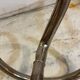 Modernist umbrella stand in chrome tube