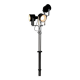 Floor Lamp Lights Milan Model P433 Brusasco and Torretta Design 1970s