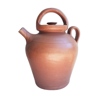 Sandstone jar with lid