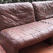 Tranas Sweden patchwork leather heaters by OVERMAN, 1970 Set of 2