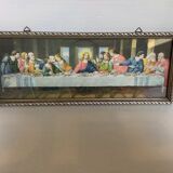 Ancient religious setting of the Last Supper with Jesus Christ and the 12 apostles