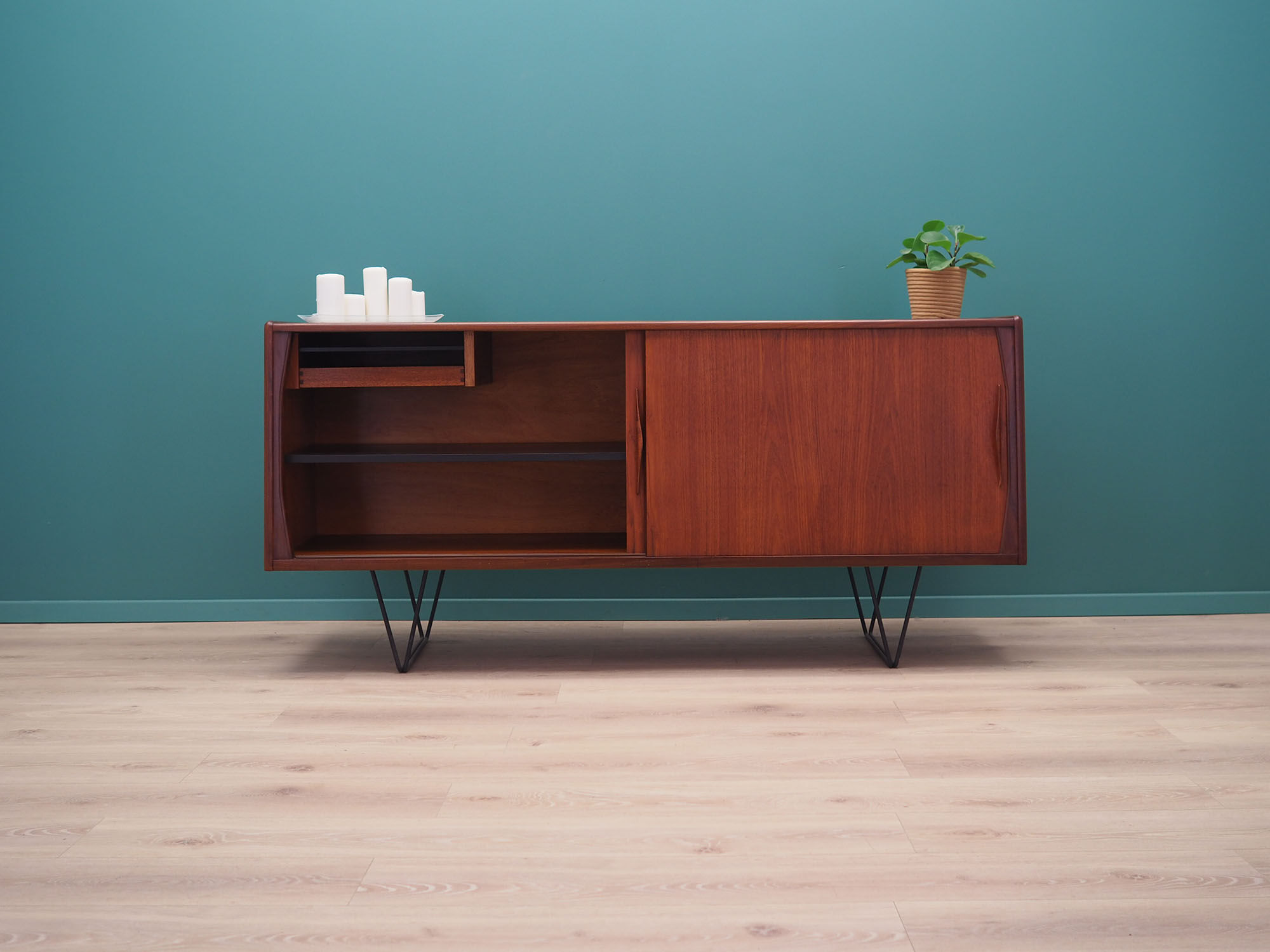Teak sideboard, Danish design, 1970s, production: Denmark