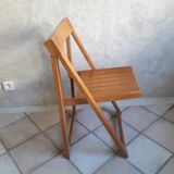 Wooden folding chair