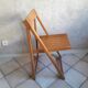 Chaise pliante en bois