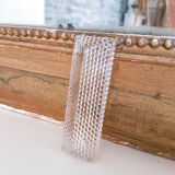 Lot of 6 bubbled glass knife holders