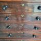 English style mahogany chest of drawers with 6 drawers
