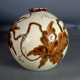 Camille Tharaud vase ball décor vine leaves perfect condition SB