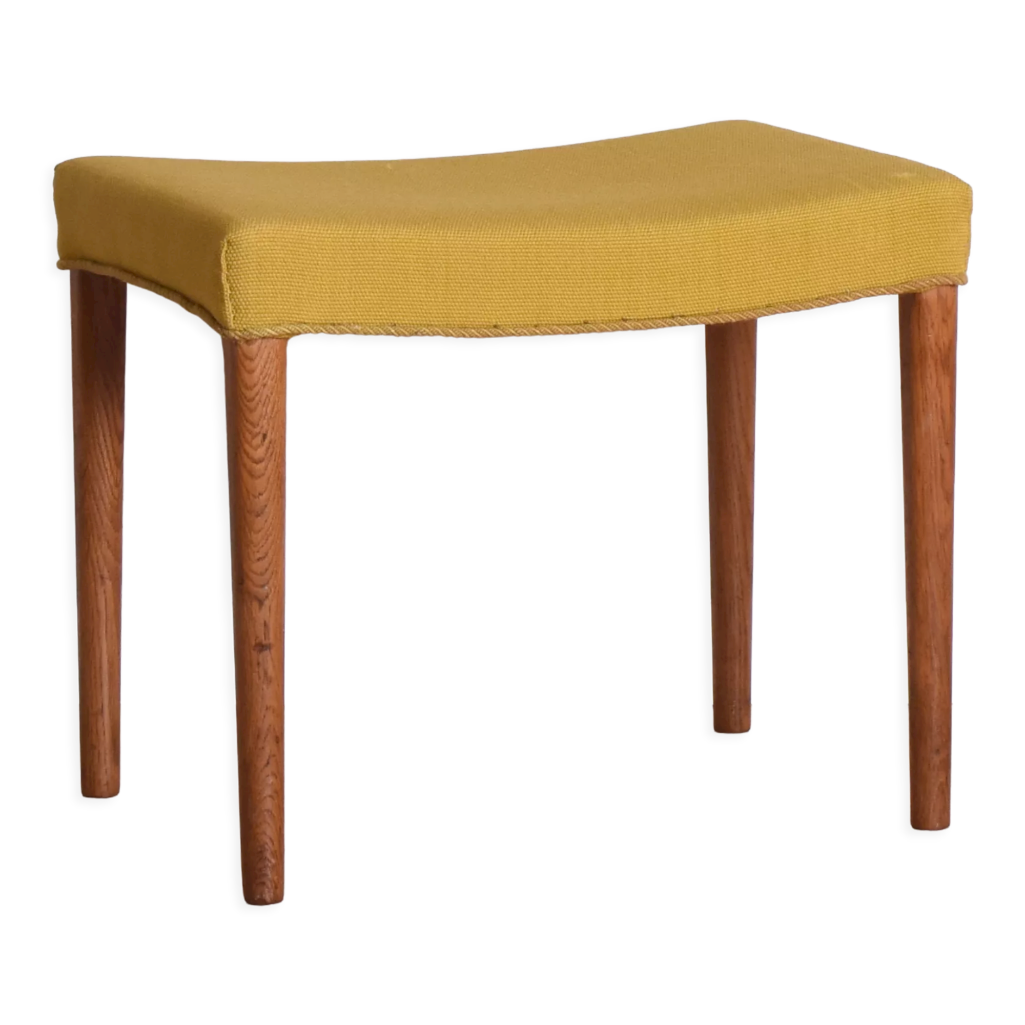 Oak footstool, Denmark, 1960s
