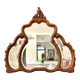 Beveled carved wooden mirror 120x103 vintage
