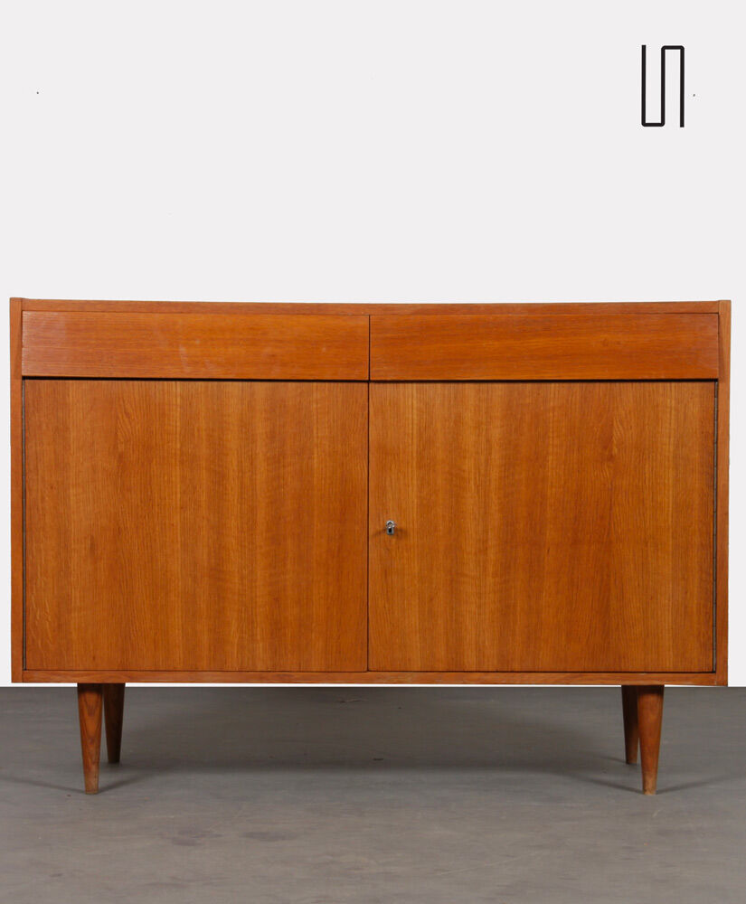 Oak sideboard published by UP Zavody in the 1960s